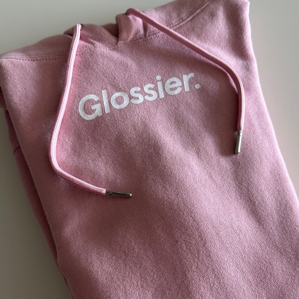 Glossier Soft Pink Sweatshirt